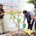 Yadav released a special cancellation on at the Rajkot Head Post Office to mark World Environment Day and planted trees to promote the environmental protection