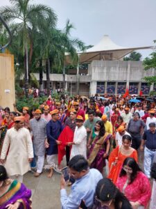 निफ्ट गांधीनगर में पर्यावरण-अनुकूल गणेश प्रतिमा के साथ गणेश चतुर्थी उत्सव